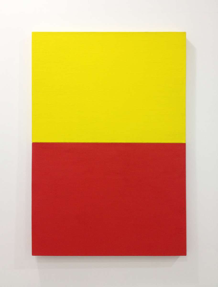 Tadaaki Kuwayama, yellow, red, 1962