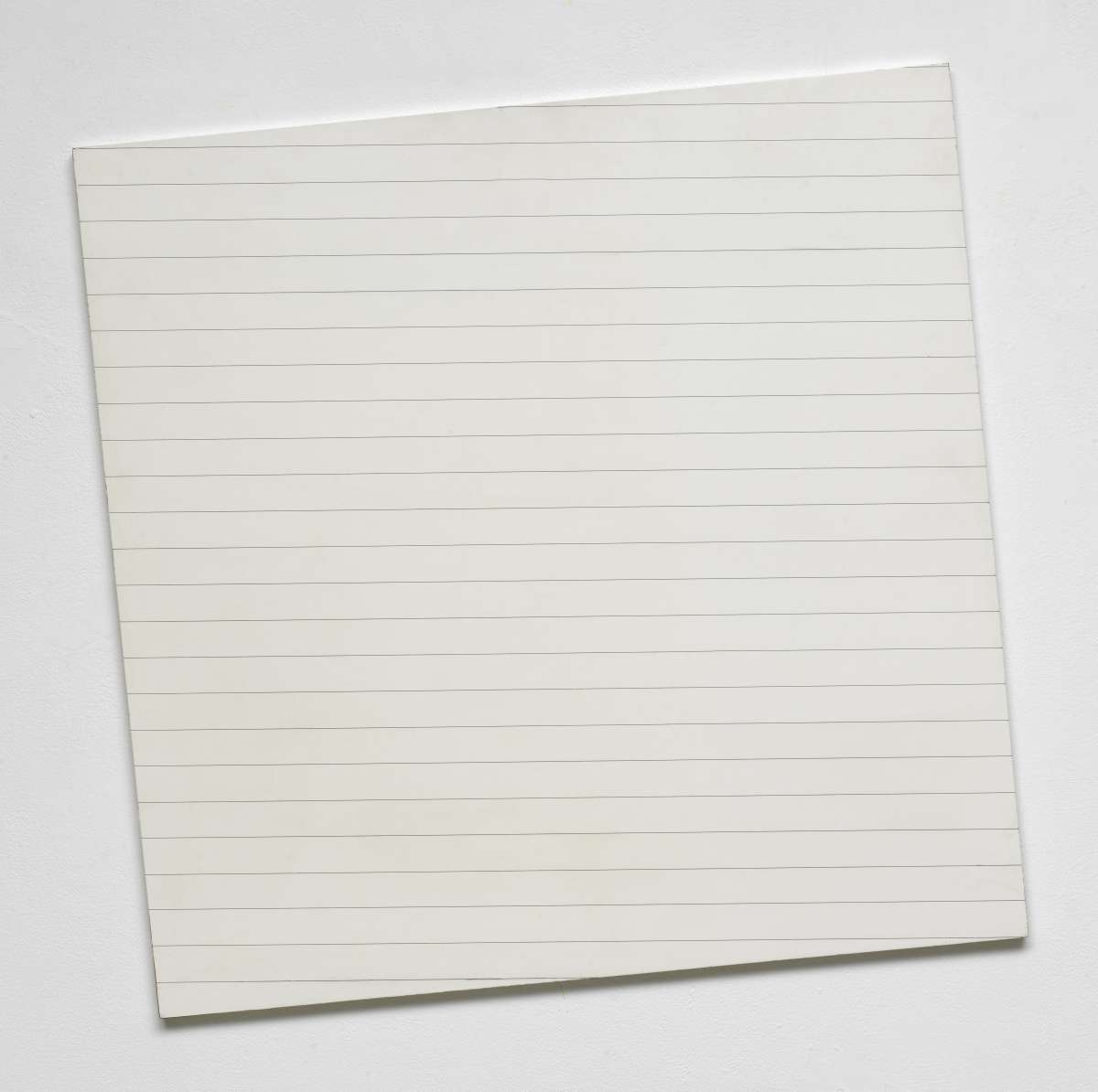 Francois Morellet, Trame 5° placée horizontalement, 1976