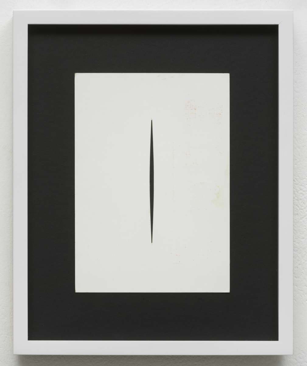 Lucio Fontana, Concetto spaziale, 1966