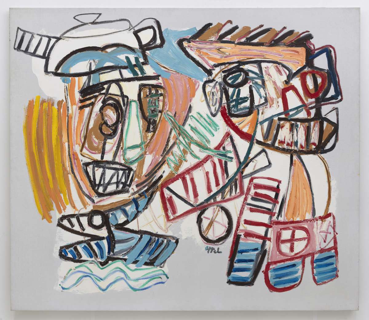 Karel Appel, Larvotto Beach, 1980