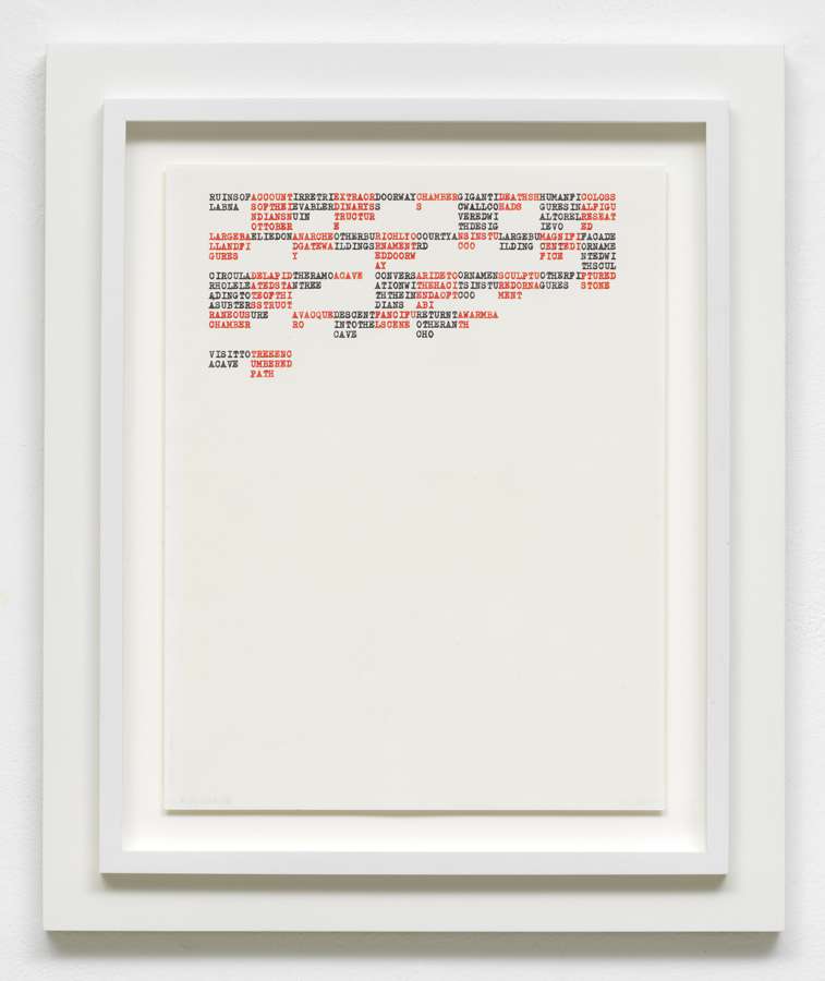 Carl Andre, PERPLEXITIESHOUSEHOLD YUCA 70/X 26, 1972