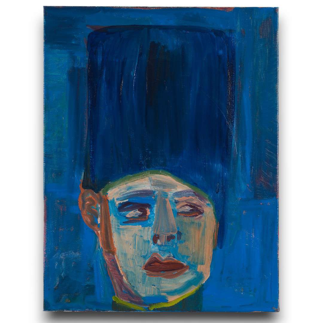 Emo Verkerk, Portret van Rudolph Valentino, 1992