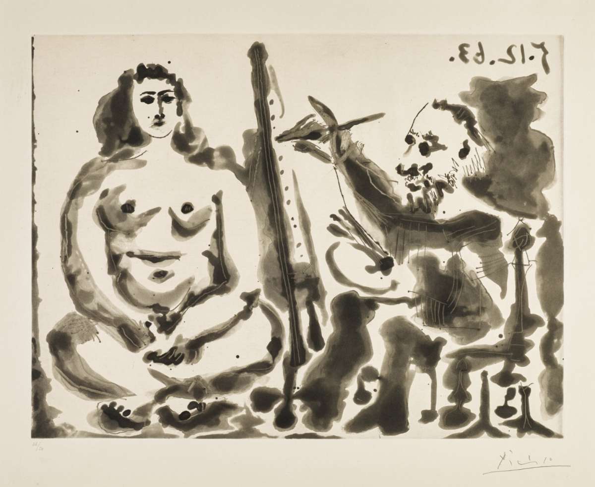 Le Peintre et son Modèle, 1963