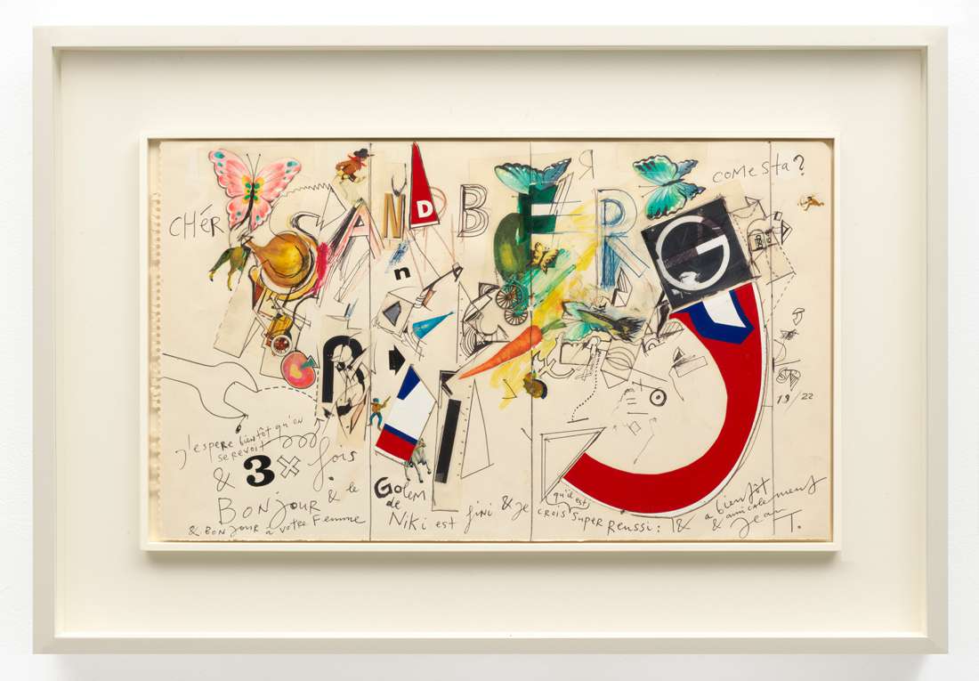 Jean Tinguely, Chèr Sandberg come sta, c. 1972