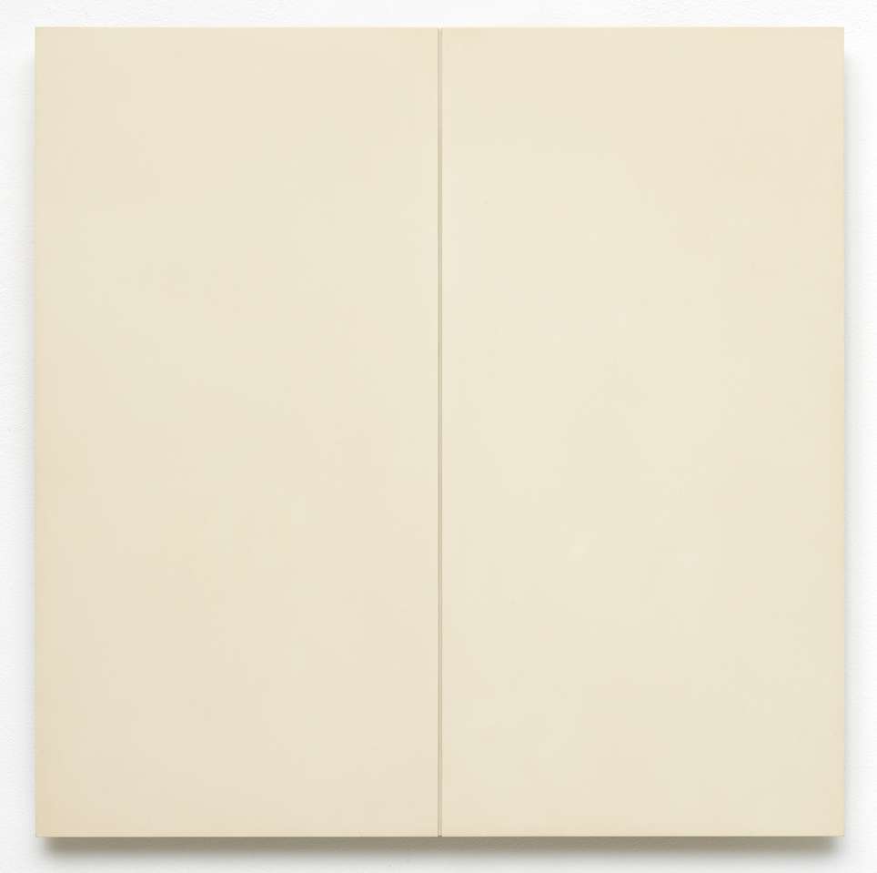 Ad Dekkers, Vertikale Middendeling als Zaagsnede in Vierkant, 1973