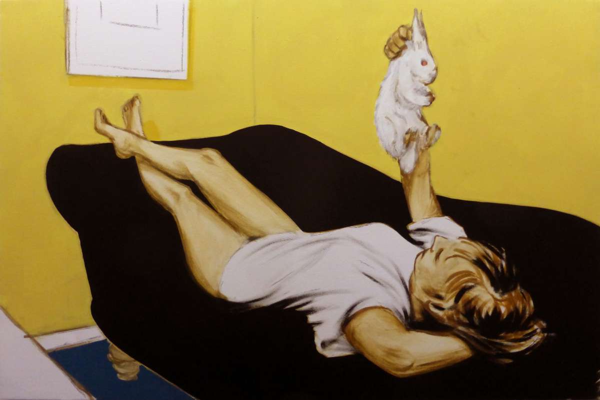 White Rabbit (or, Alice has been talking to her bunny again), 2015