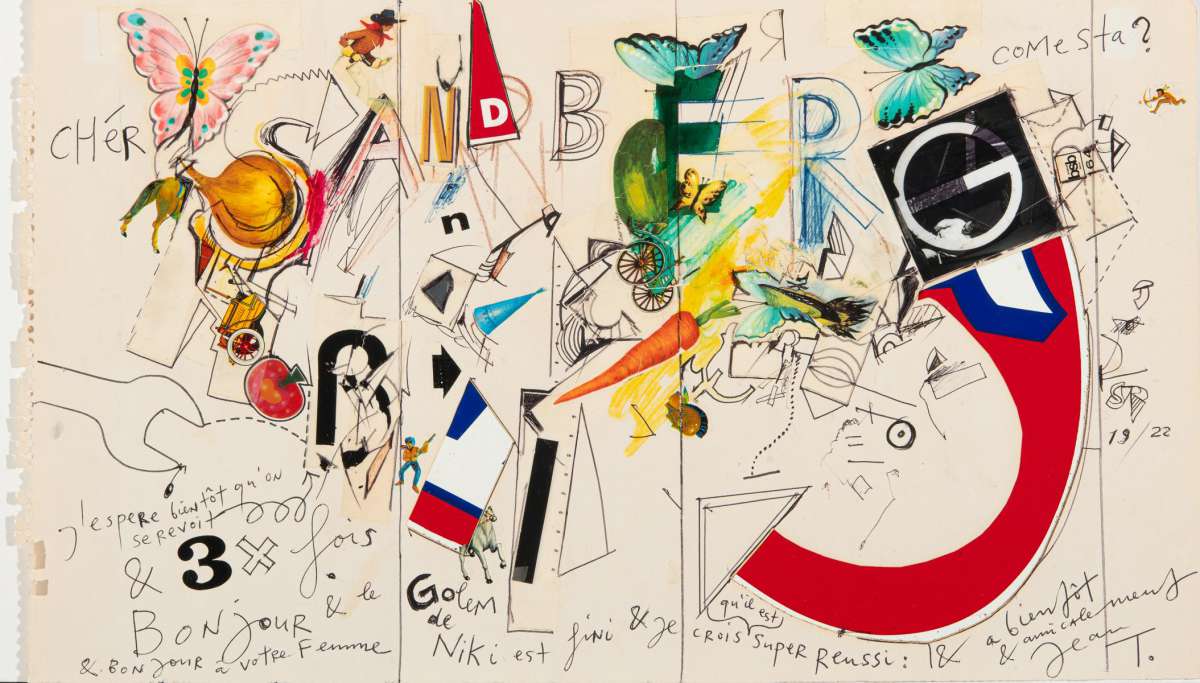 Jean Tinguely, Chèr Sandberg come sta, c. 1972