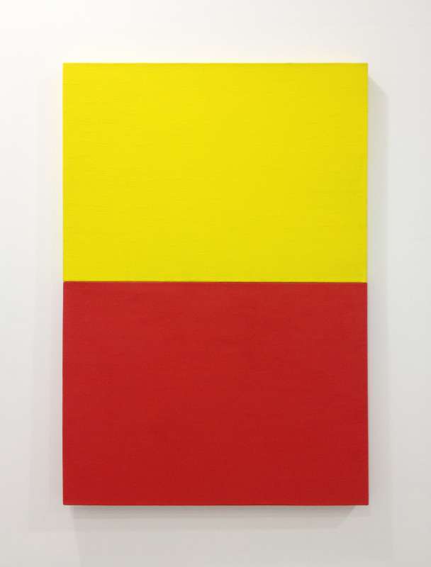 Tadaaki Kuwayama, yellow, red, 1962