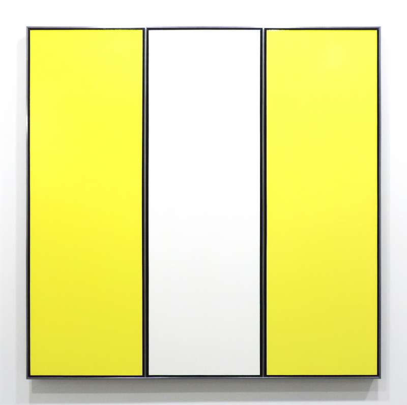 Tadaaki Kuwayama, yellow, white & yellow, 1969