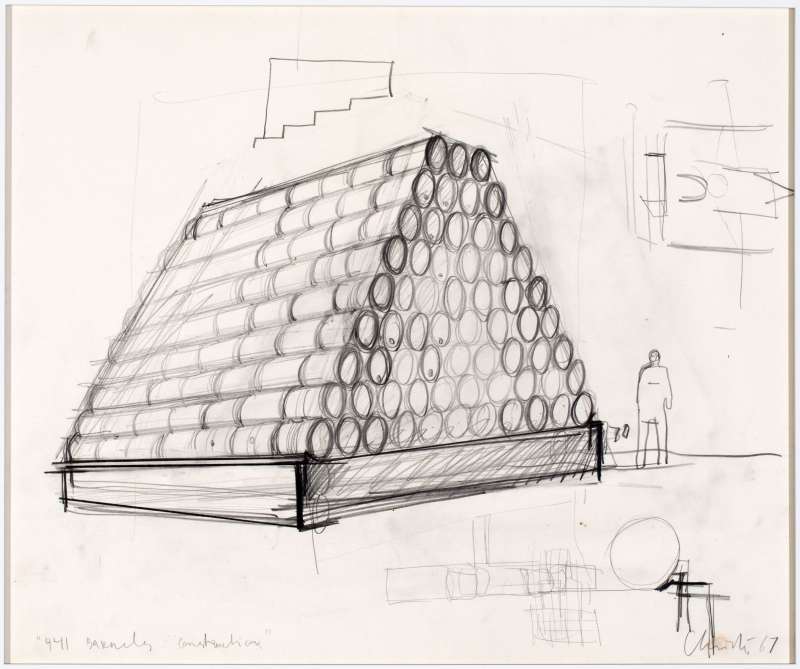 Christo, 441 Barrels Construction, 1967