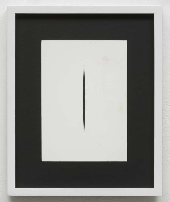 Lucio Fontana, Concetto spaziale, 1966