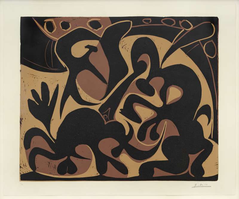Pablo Picasso, Pique (Noir et Beige), 1959